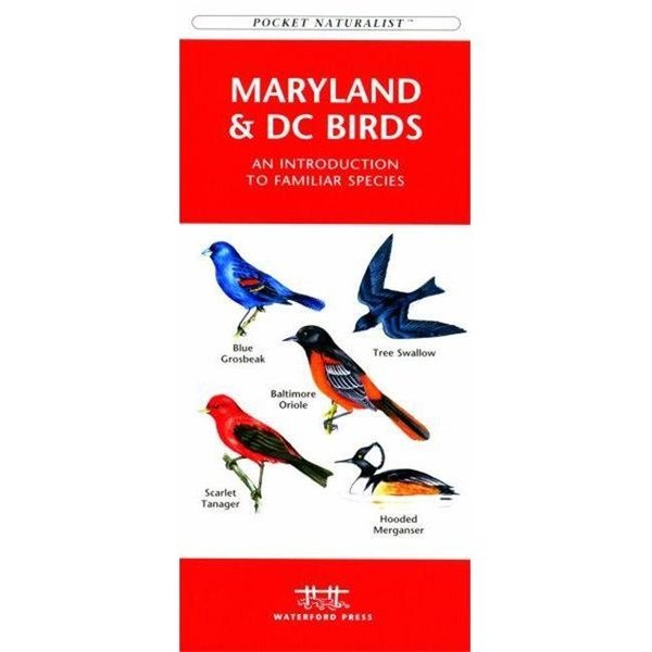 Waterford Press Waterford Press WFP1583551516 Maryland and DC Birds Book: An Introduction to Familiar Species (State Nature Guides) WFP1583551516